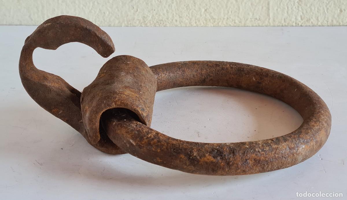 Antig&uuml;edades: Argolla con Gancho Hierro - Decoraci&oacute;n R&uacute;stica - Foto 12