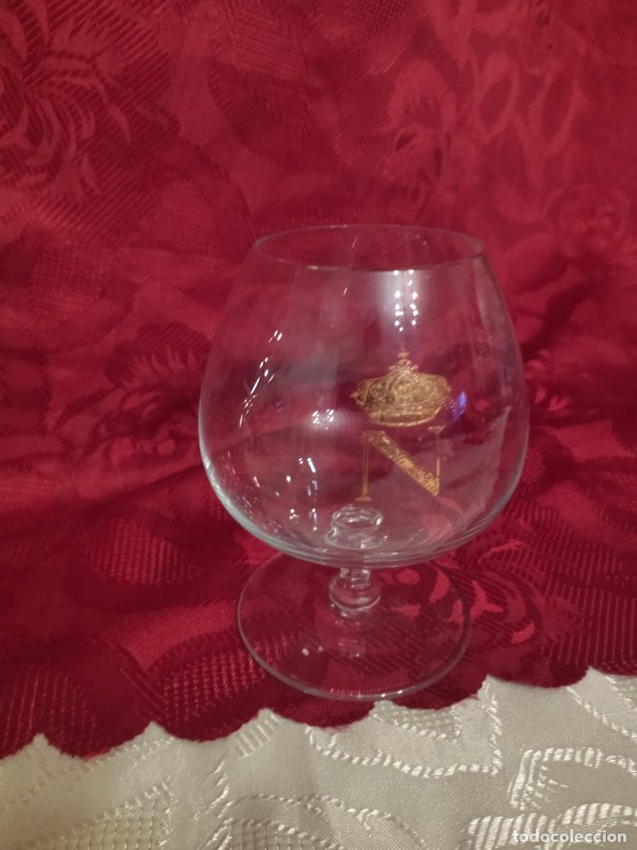 Antig&uuml;edades: COPA DE COGNAC NAPOLE&Oacute;N CON LETRAS EN ORO DE 24 K - Foto 3