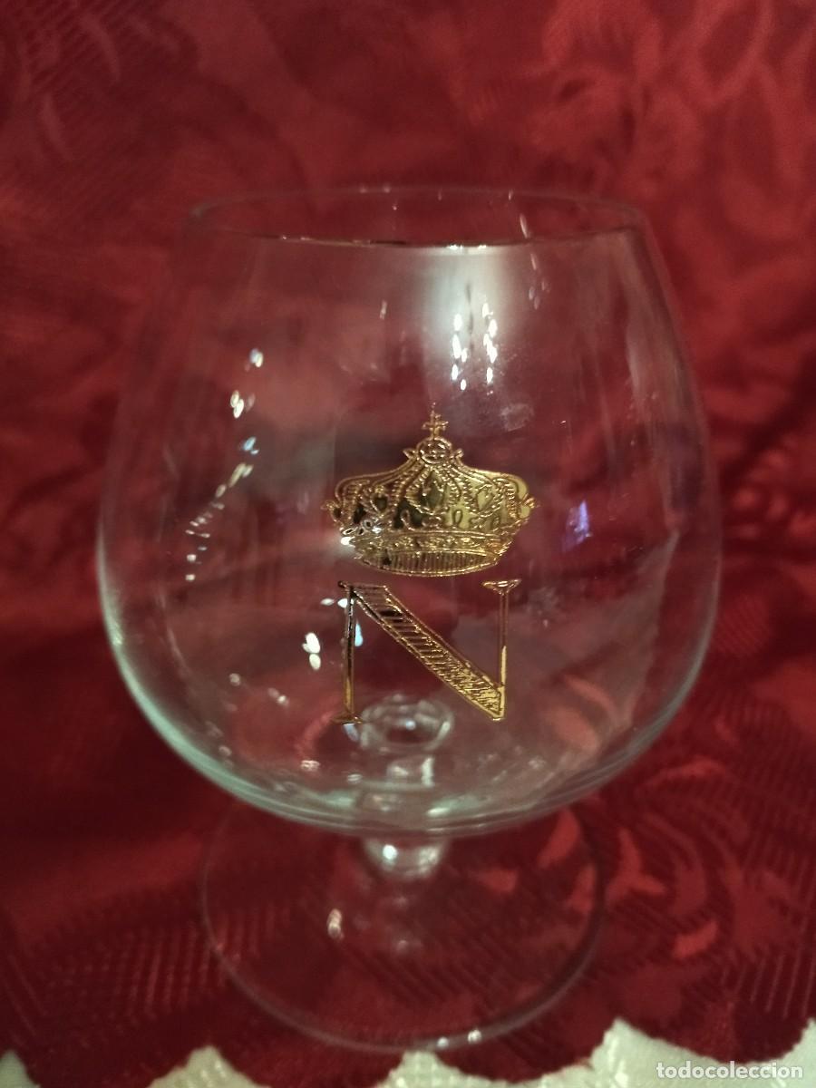 Antig&uuml;edades: COPA DE COGNAC NAPOLE&Oacute;N CON LETRAS EN ORO DE 24 K - Foto 4