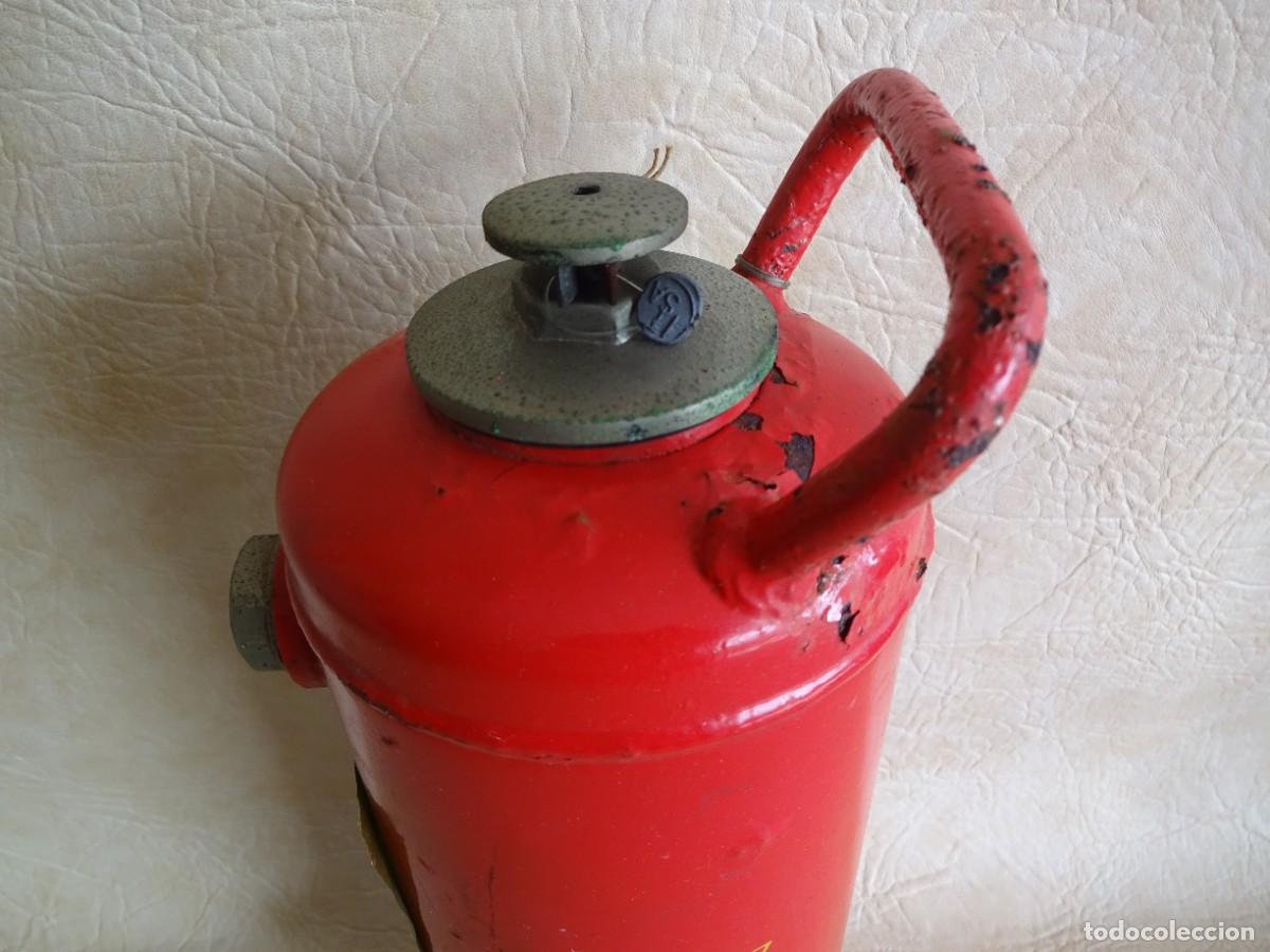 Antig&uuml;edades: antiguo extintor tinker a&ntilde;o 1979 polvo seco - Foto 3