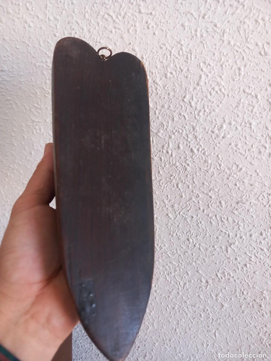 Antig&uuml;edades: TALLA DE MADERA O MASCARA 28 CM - Foto 8