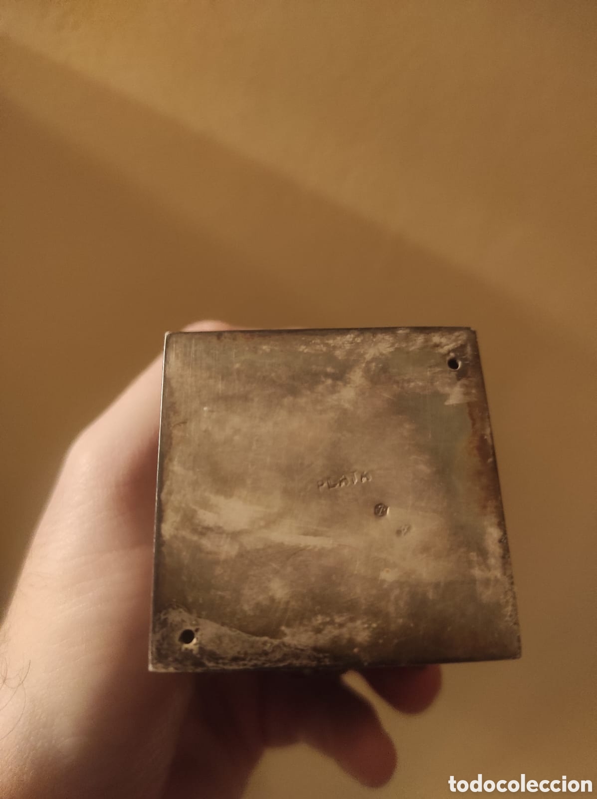 Antig&uuml;edades: MECHERO DE PLATA ENCENDEDOR DE SOBREMESA RONSON - Foto 6