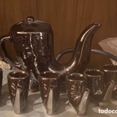 Antigüedades: JUEGO DE TE CAFÉ ANTIGUO SIGLO XX ORIGEN DEL ESTE PROBABLEMENTE RUSIA