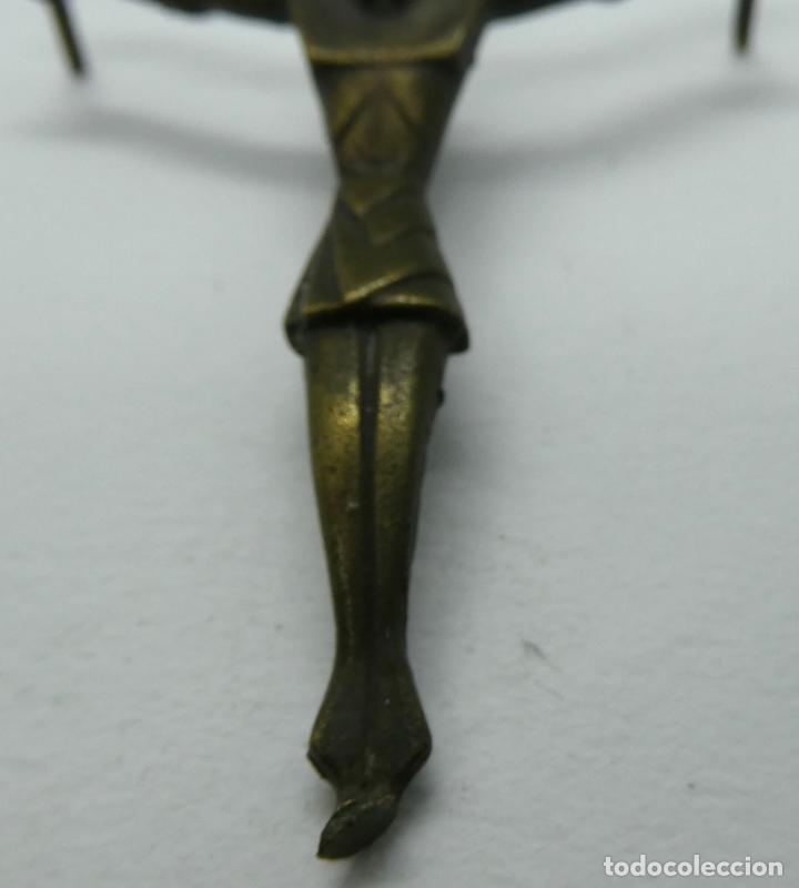 Antig&uuml;edades: Antiguo cristo de bronce - Foto 3