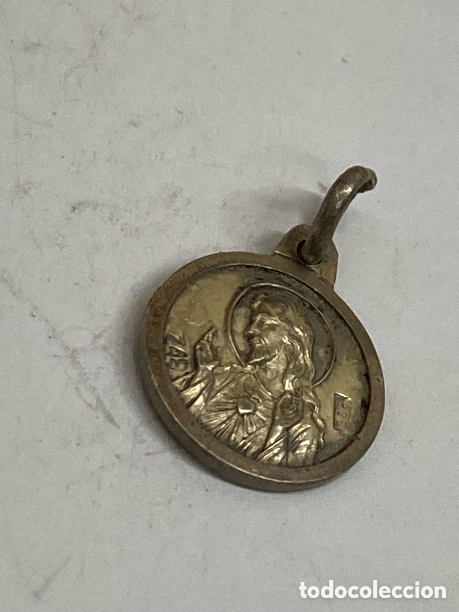 Antig&uuml;edades: Medalla de plata religiosa C183 - Foto 1