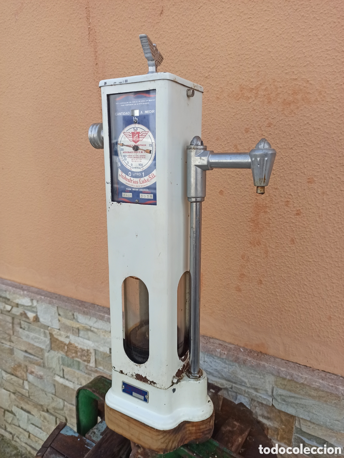 Antig&uuml;edades: Servidor de aceite marca LUKE S.A. Bilbao - Foto 4