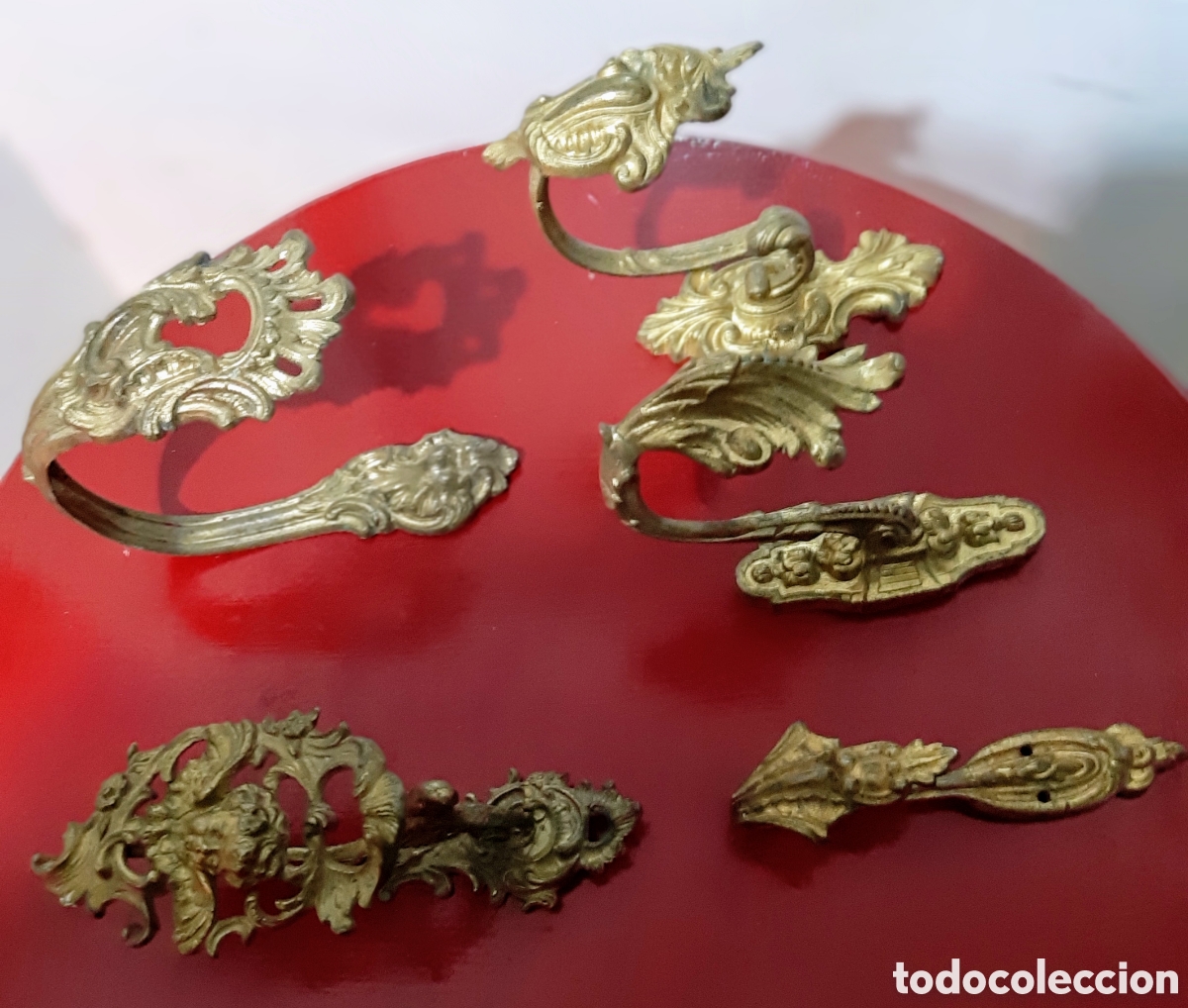 Antig&uuml;edades: Alzapa&ntilde;os Ormolu - Foto 7