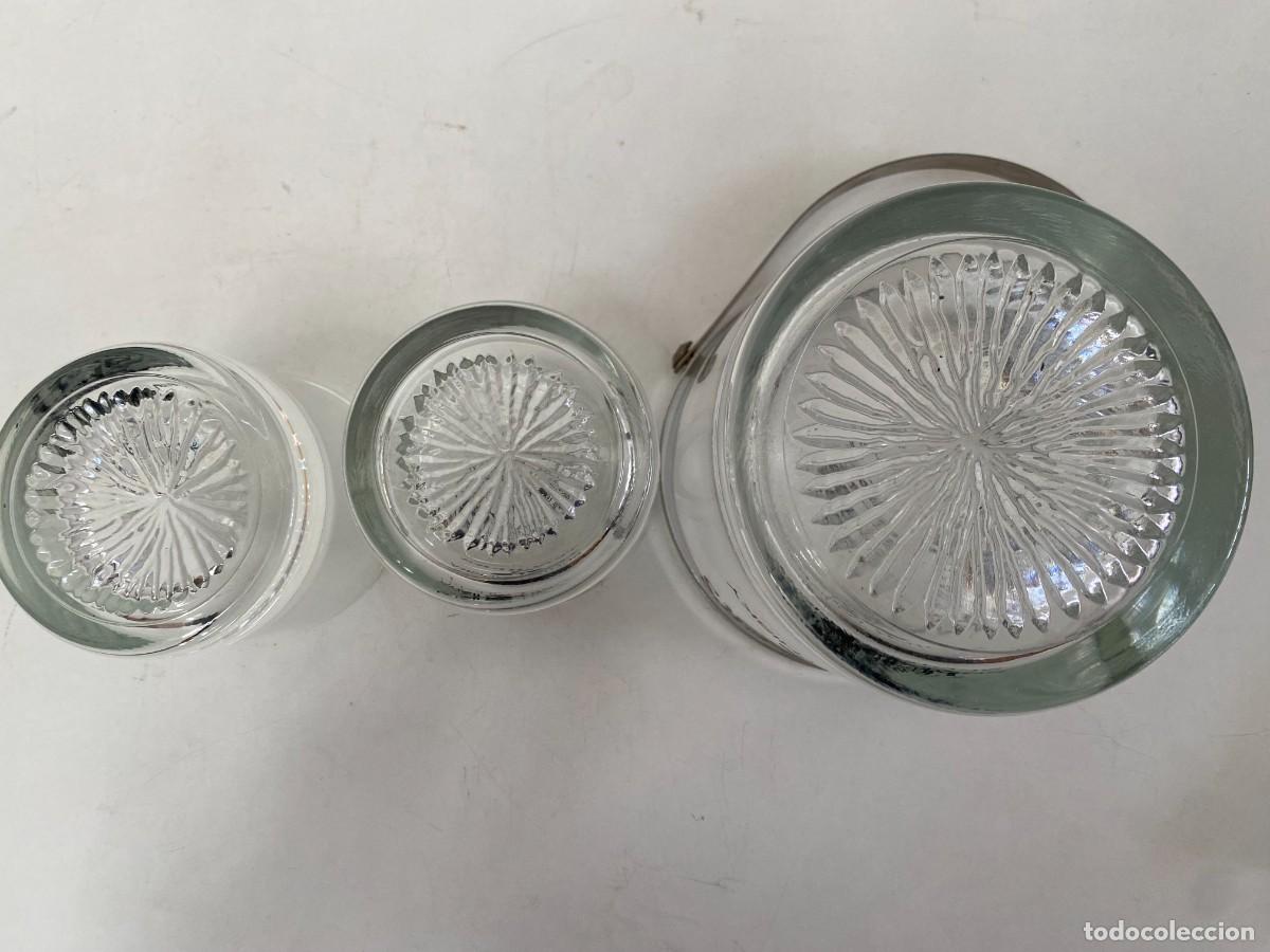 Antig&uuml;edades: CUBITERA DE CRISTAL GRUESO+2VASOS - Foto 5