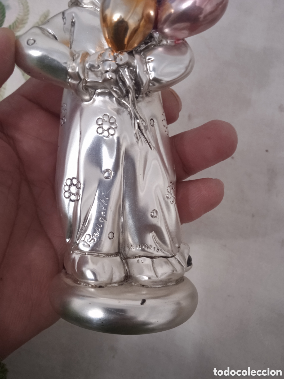Antig&uuml;edades: Figura de payaso en plata - Foto 2