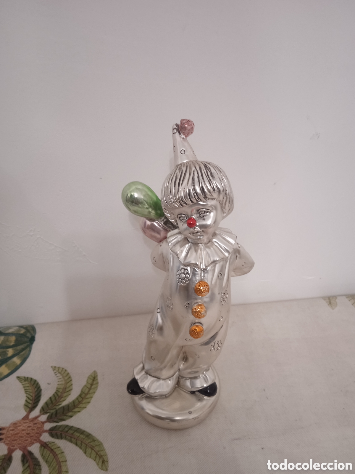 Antig&uuml;edades: Figura de payaso en plata - Foto 1