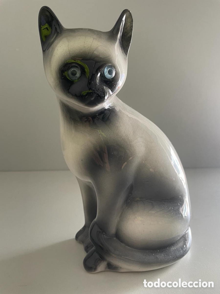 Antig&uuml;edades: Gato de porcelana - Foto 3