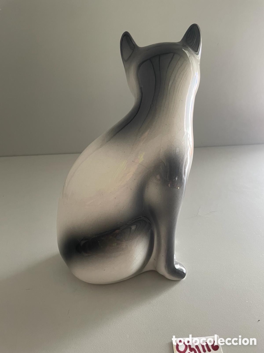 Antig&uuml;edades: Gato de porcelana - Foto 6
