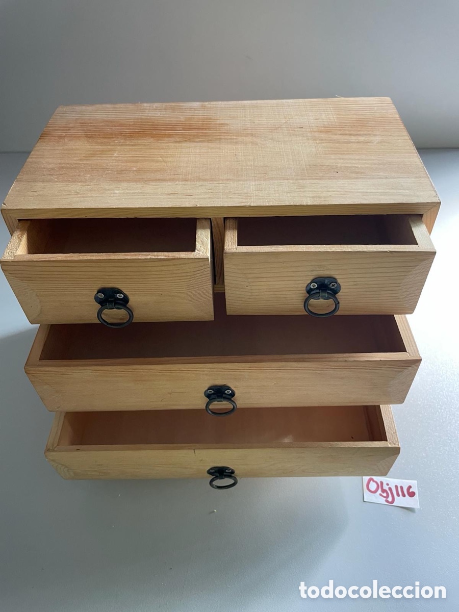 Antig&uuml;edades: Caja joyero madera - Foto 5