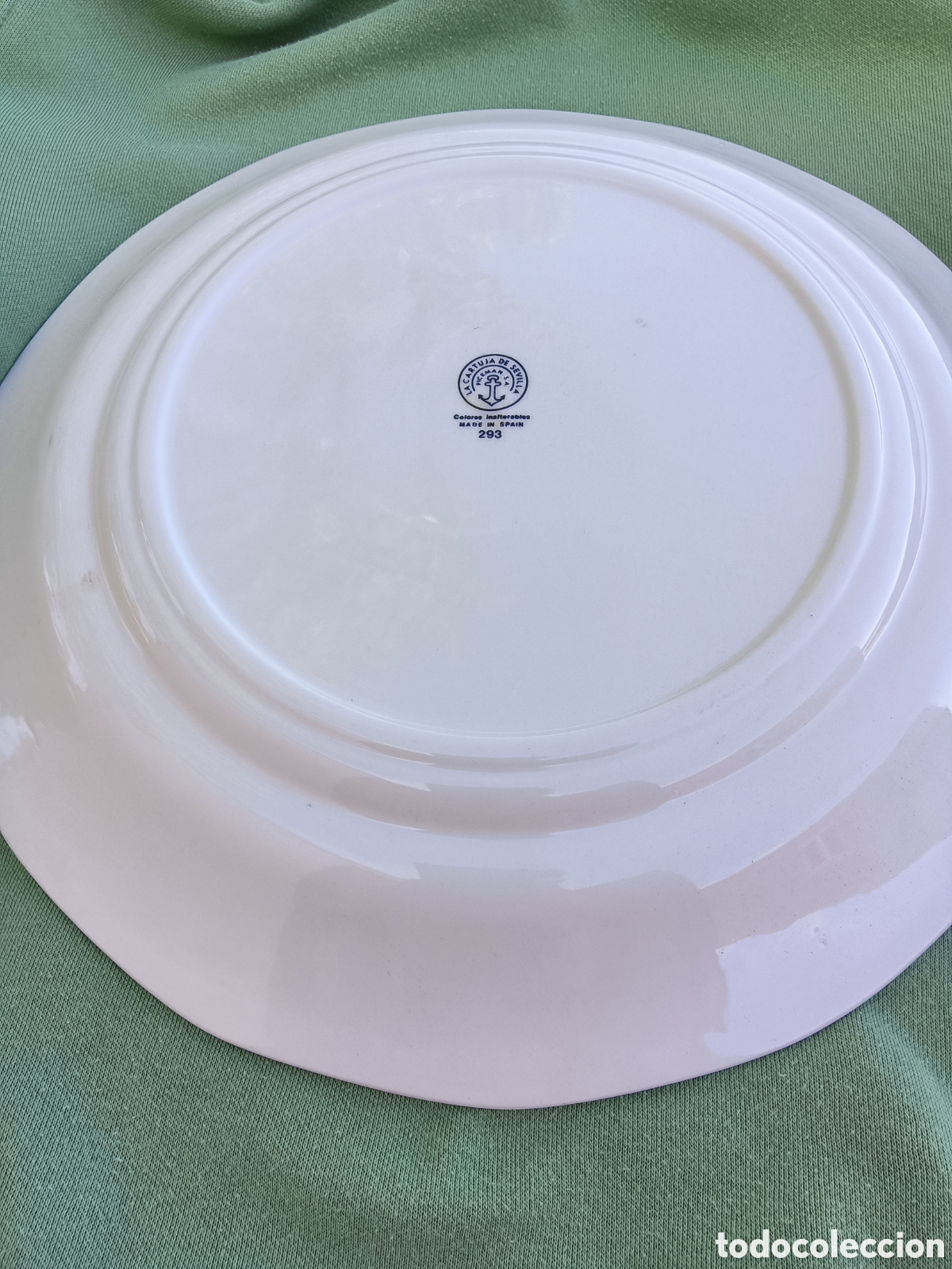 Antig&uuml;edades: Plato grande la cartuja - Foto 4
