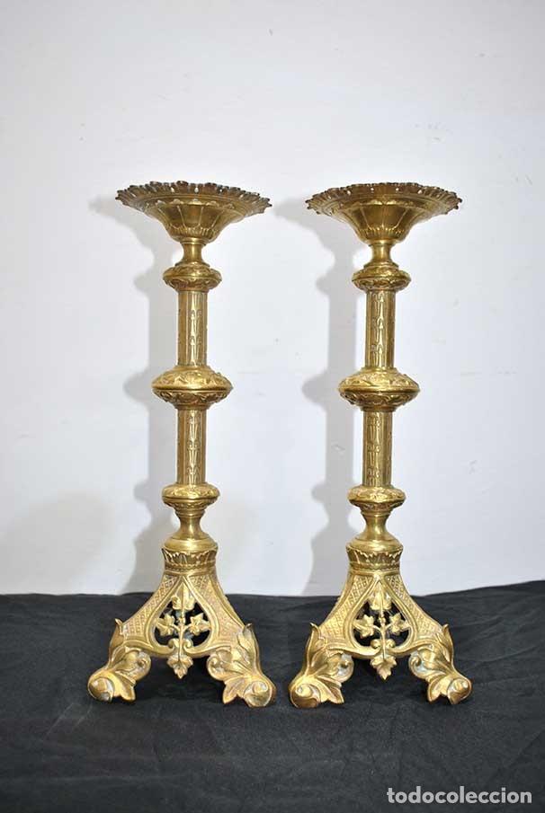 Antig&uuml;edades: PAREJA DE HACHEROS DE BRONCE - Foto 2
