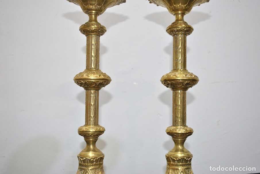 Antig&uuml;edades: PAREJA DE HACHEROS DE BRONCE - Foto 4