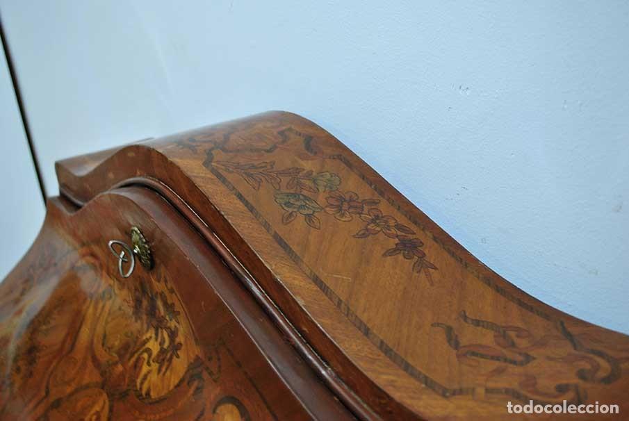 Antig&uuml;edades: ESCRITORIO SECRETER MARQUETER&Iacute;A - Foto 5