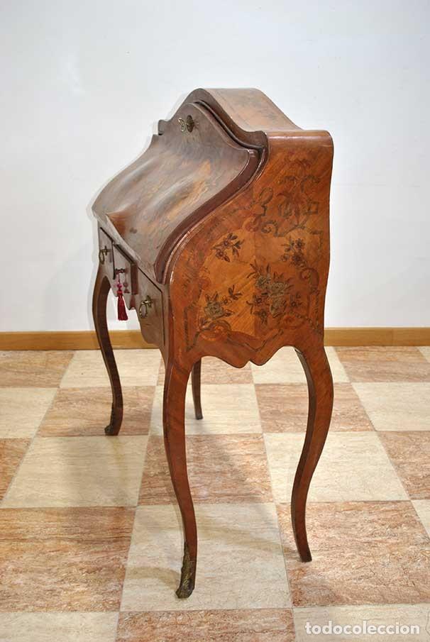 Antig&uuml;edades: ESCRITORIO SECRETER MARQUETER&Iacute;A - Foto 11