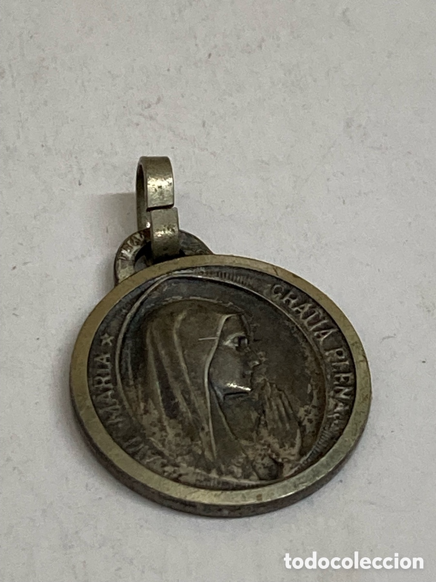 Antig&uuml;edades: Medalla de plata religiosa C190 - Foto 1