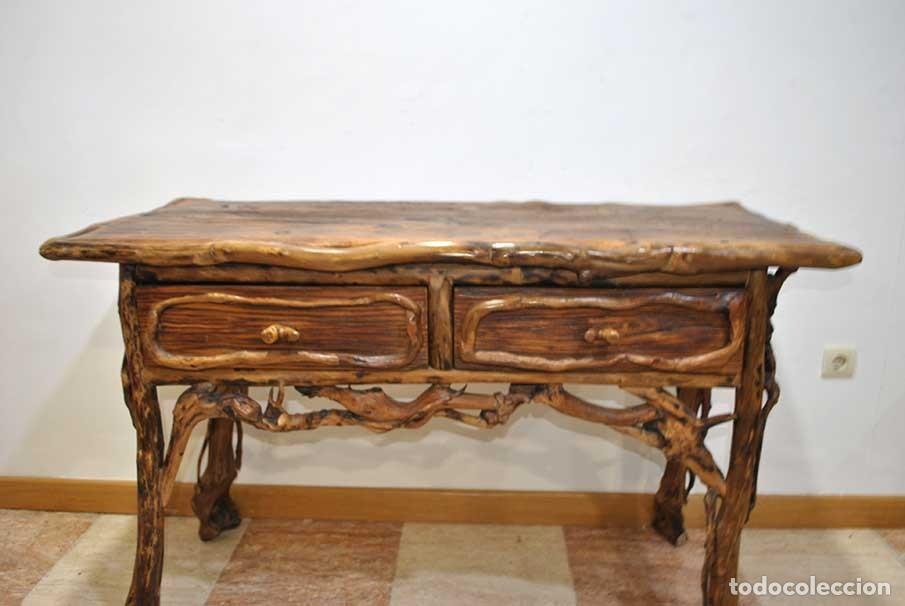 Antig&uuml;edades: MESA O CONSOLA TALLADA - Foto 4