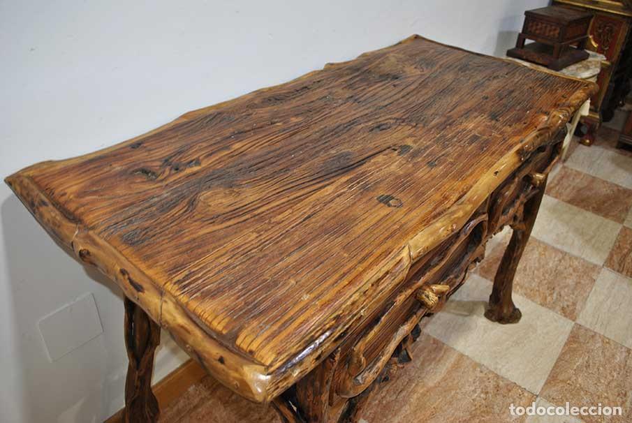 Antig&uuml;edades: MESA O CONSOLA TALLADA - Foto 6