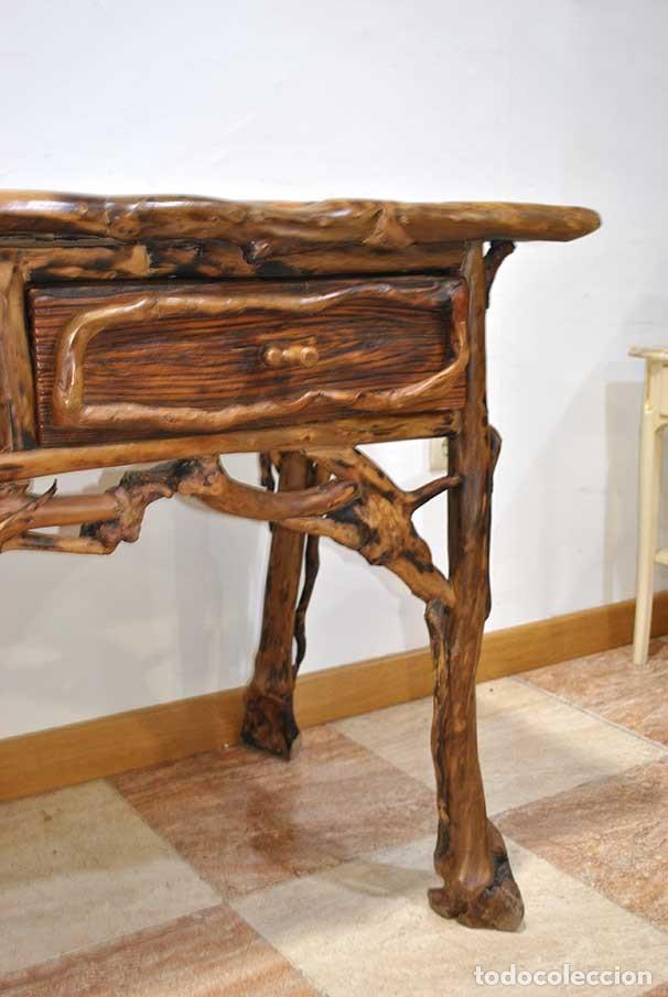 Antig&uuml;edades: MESA O CONSOLA TALLADA - Foto 8