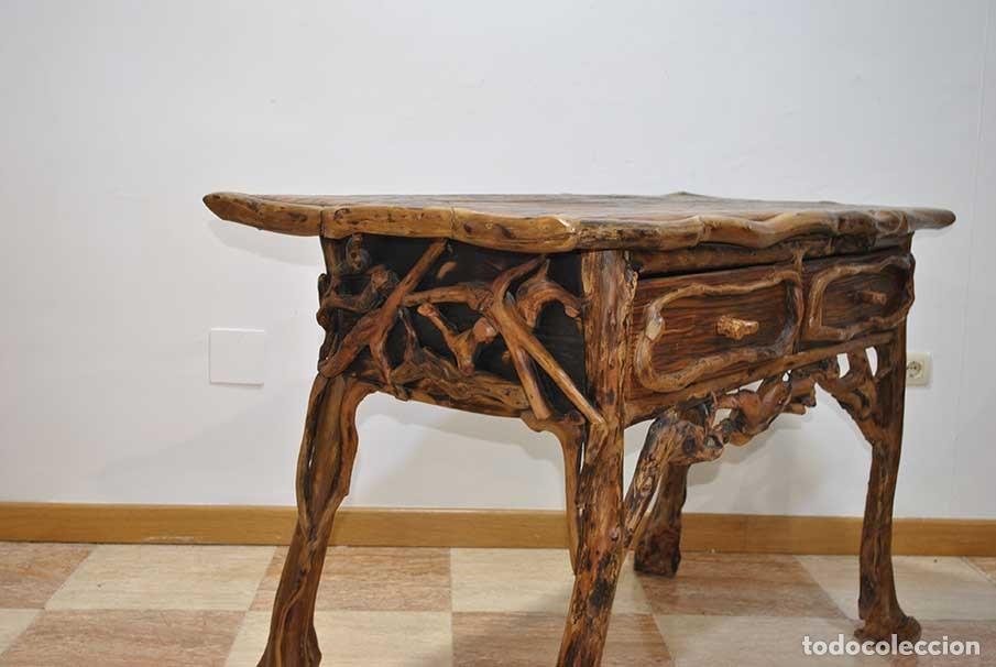 Antig&uuml;edades: MESA O CONSOLA TALLADA - Foto 11