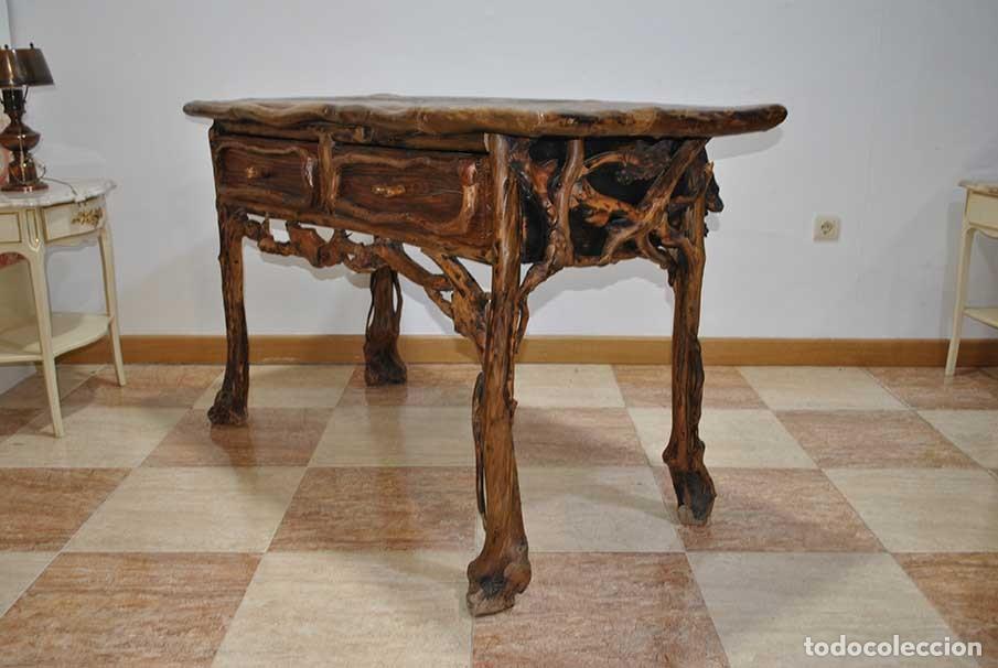 Antig&uuml;edades: MESA O CONSOLA TALLADA - Foto 12