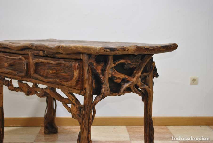 Antig&uuml;edades: MESA O CONSOLA TALLADA - Foto 13