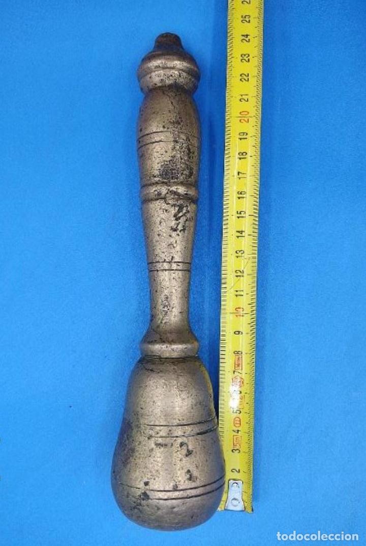 Antig&uuml;edades: IMPRESIONANTE ALMIREZ O MORTERO EN BRONCE. - Foto 17