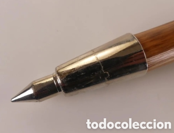 Antig&uuml;edades: Bast&oacute;n ciervo tallado en madera - Foto 5