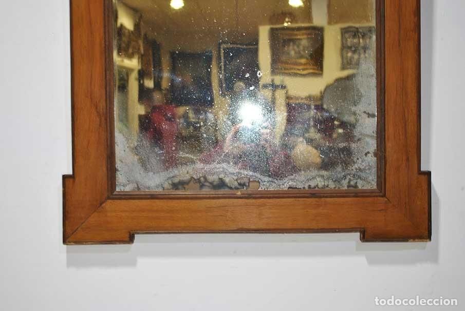 Antig&uuml;edades: ESPEJO ALFONSINO DE MADERA TALLADA - Foto 5