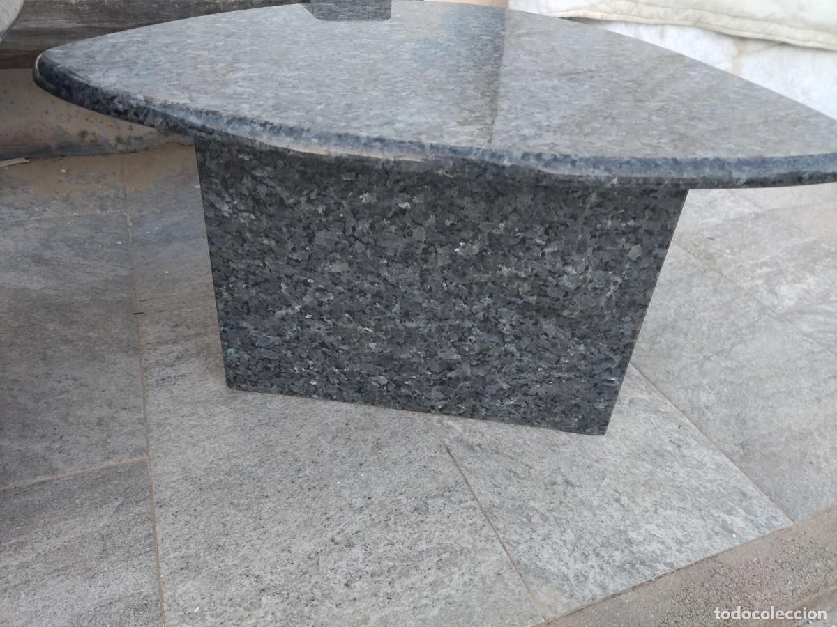Antig&uuml;edades: Juego de 2 mesas de centro de m&aacute;rmol negro. - Foto 10