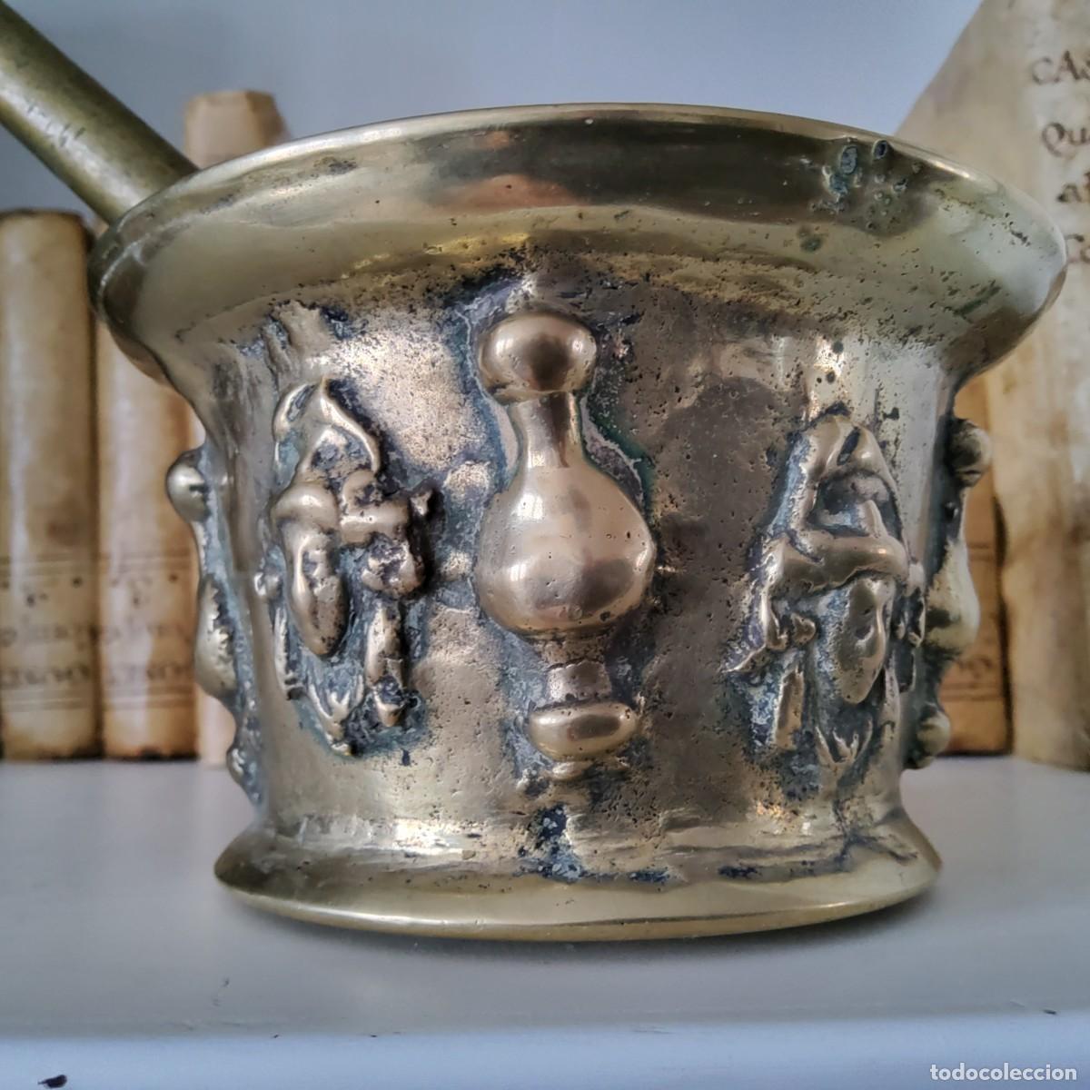 Antig&uuml;edades: ANTIGUO ALMIREZ DE BRONCE, SIGLO XVII - Foto 2