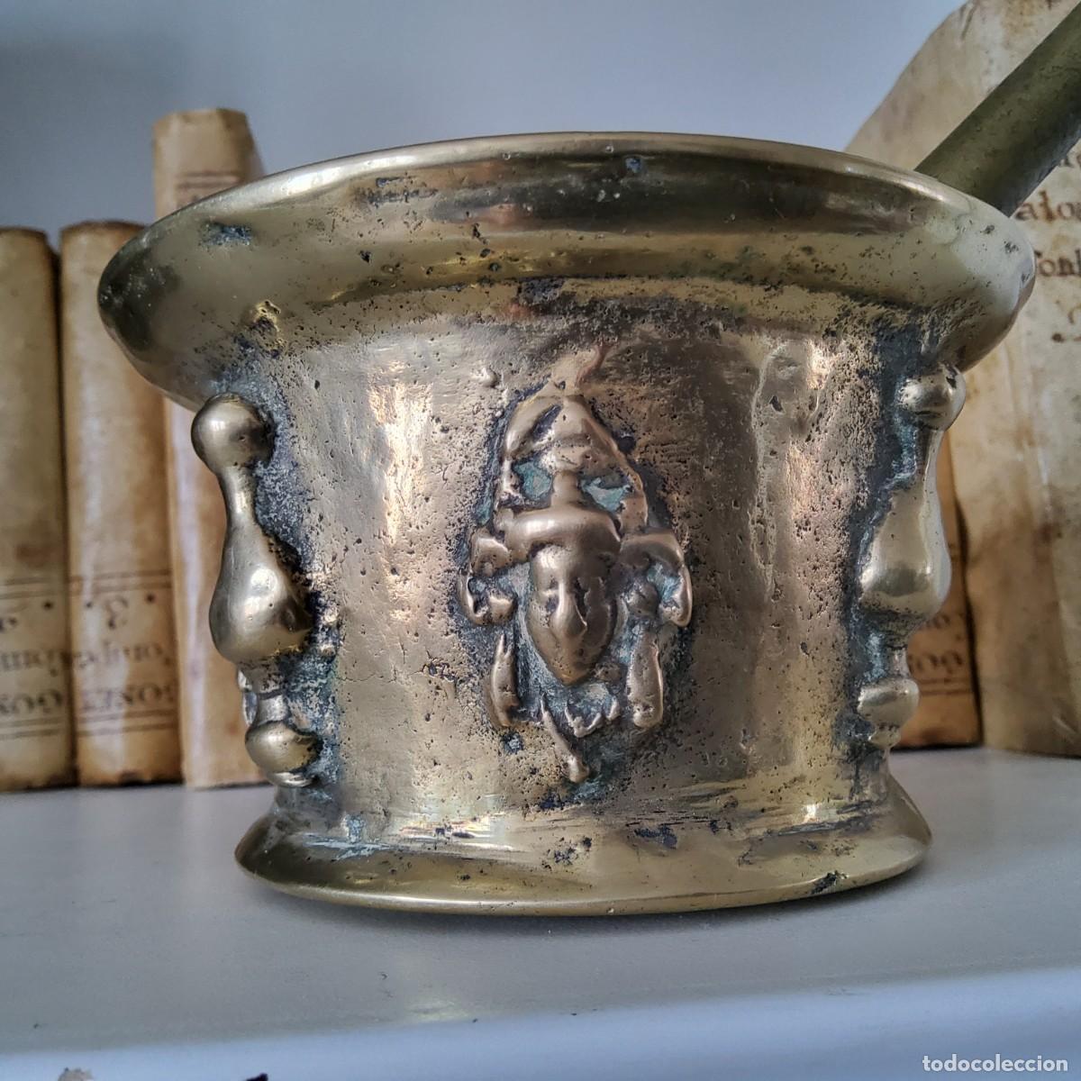 Antig&uuml;edades: ANTIGUO ALMIREZ DE BRONCE, SIGLO XVII - Foto 3