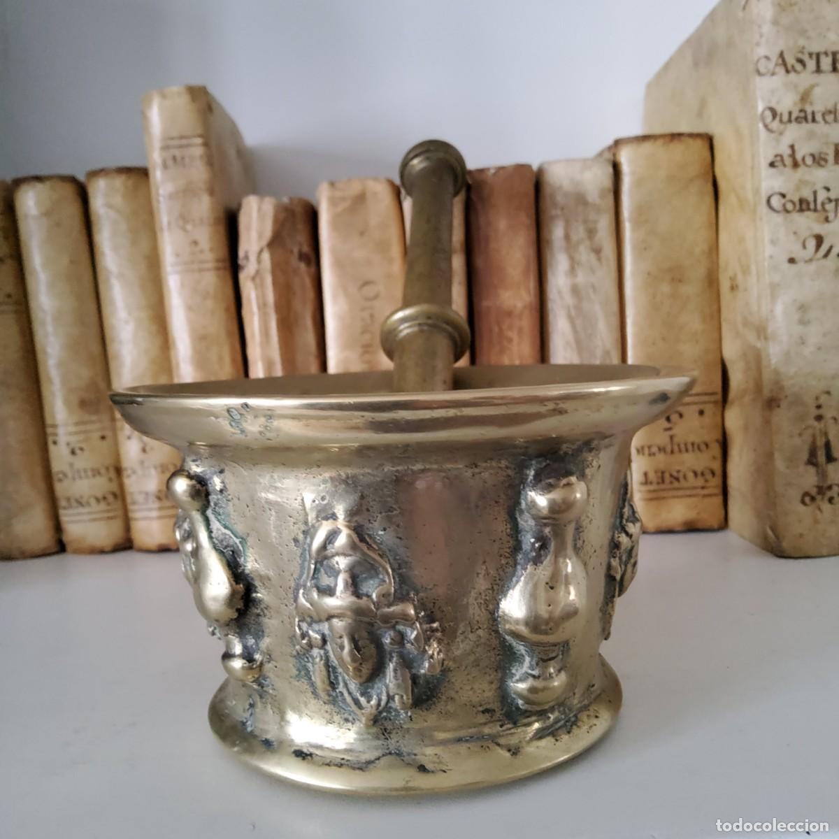 Antig&uuml;edades: ANTIGUO ALMIREZ DE BRONCE, SIGLO XVII - Foto 4