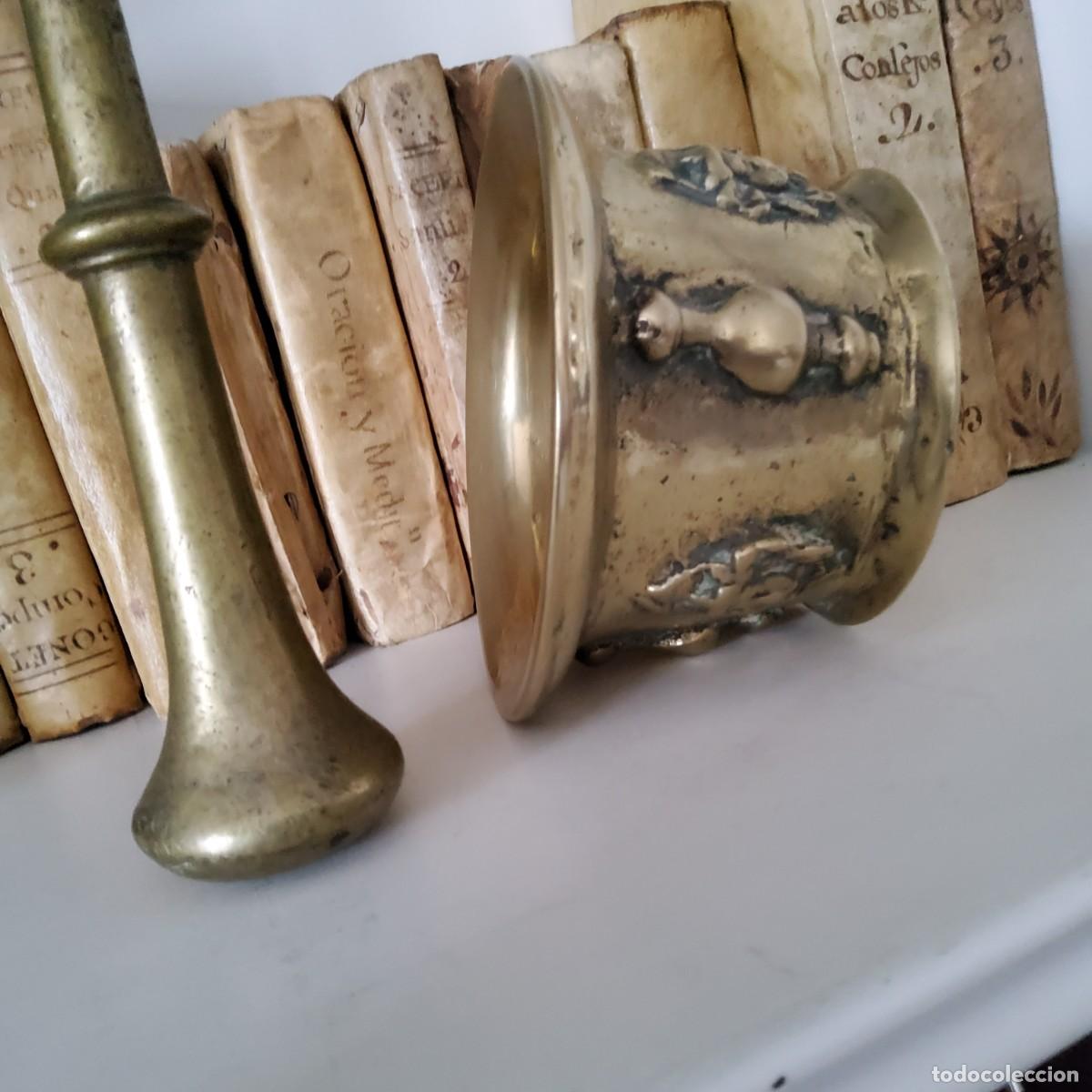 Antig&uuml;edades: ANTIGUO ALMIREZ DE BRONCE, SIGLO XVII - Foto 7