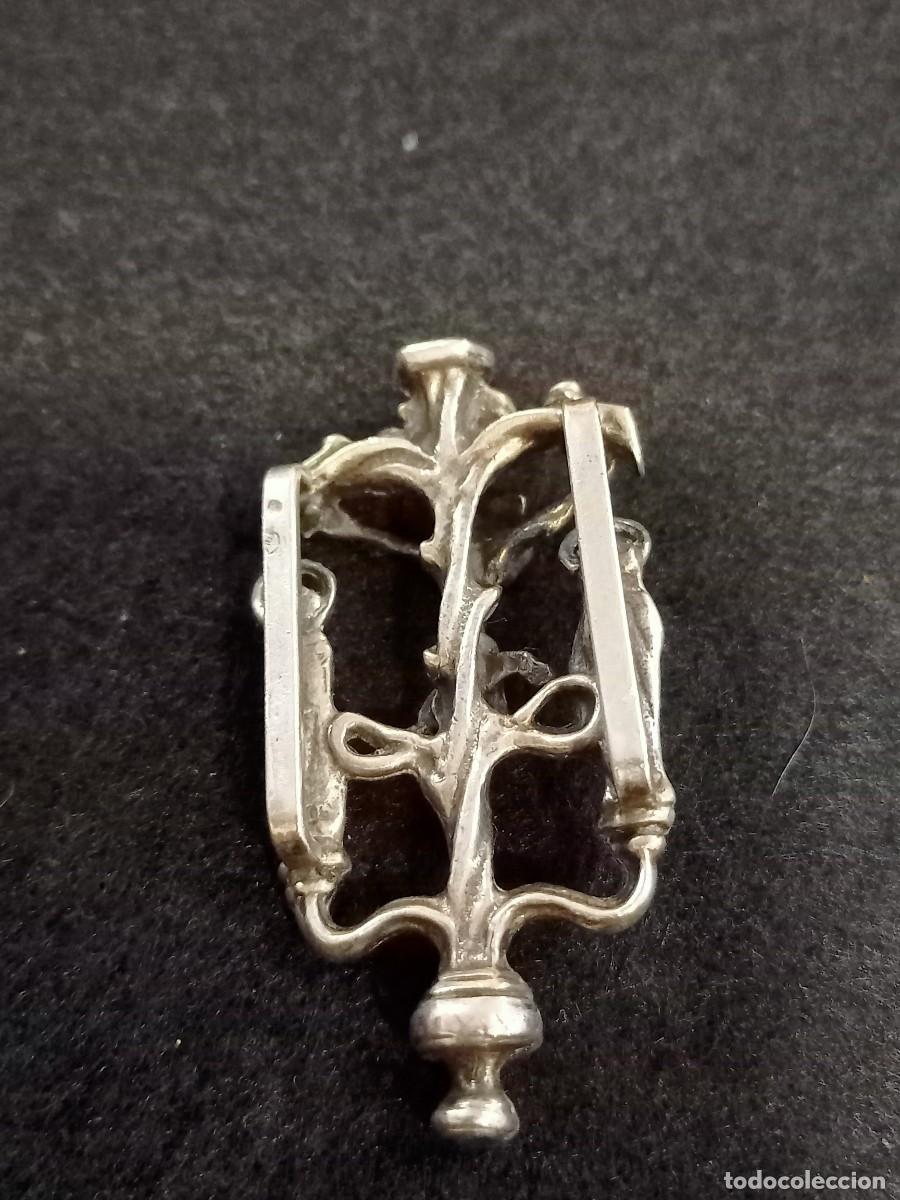 Antig&uuml;edades: Hebilla, calvario en plata S. 19. REF-4746. Ca4 - Foto 2