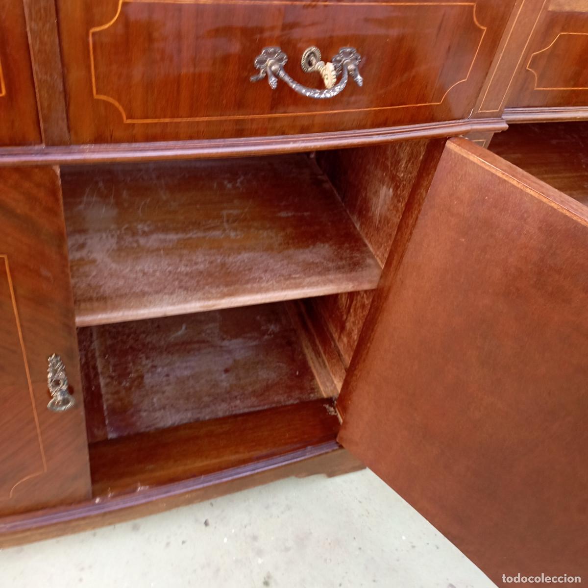 Antig&uuml;edades: mueble largo en sapeli - Foto 8