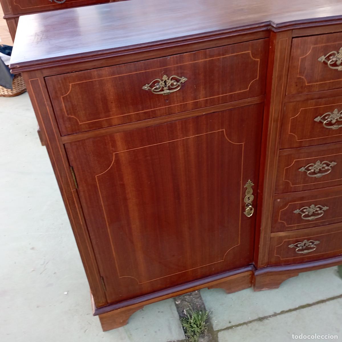 Antig&uuml;edades: mueble de comedor sapeli - Foto 2