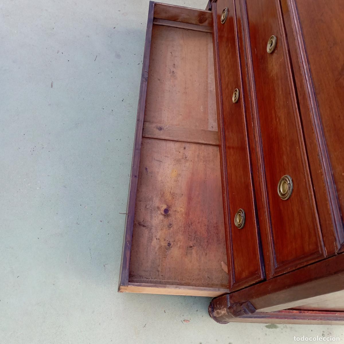 Antig&uuml;edades: comoda de caoba antigua - Foto 7