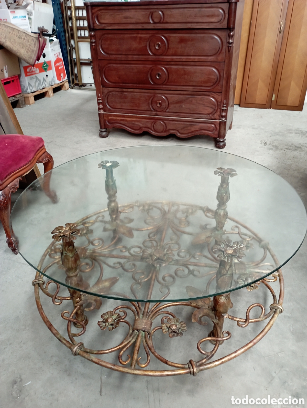 Antig&uuml;edades: Mesa de forja - Foto 1