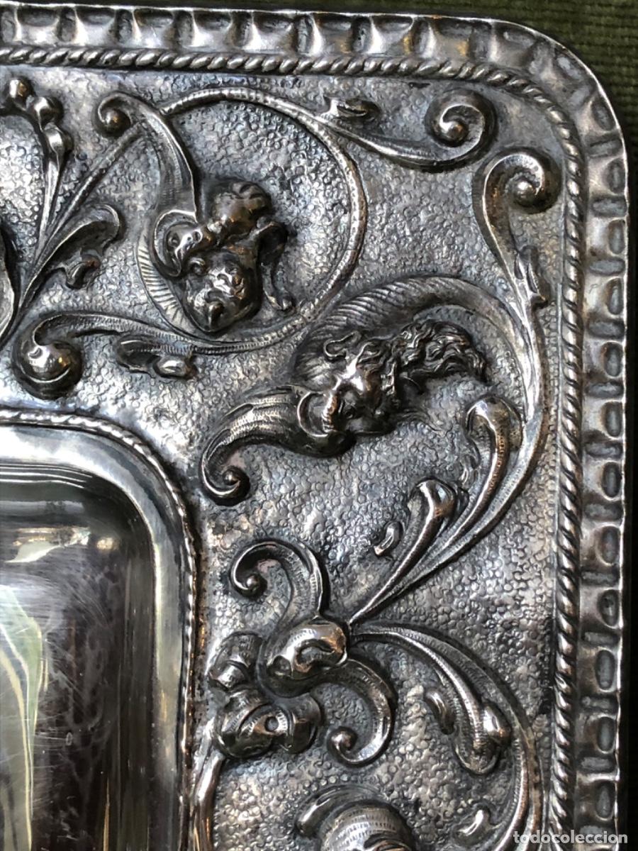 Antig&uuml;edades: Bandeja antigua plata - Foto 2