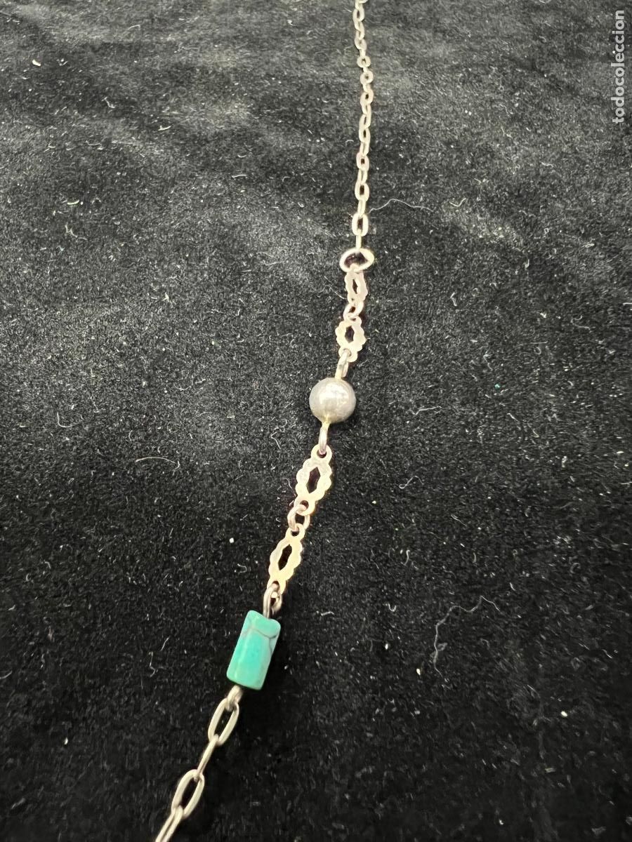 Antig&uuml;edades: CADENA DE PLATA - MEDIDA ABIERTA 49 CM - Foto 4