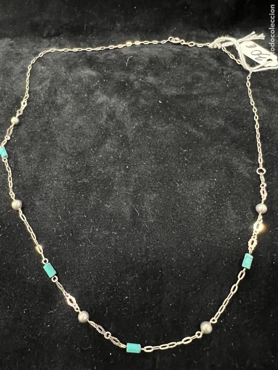 Antig&uuml;edades: CADENA DE PLATA - MEDIDA ABIERTA 49 CM - Foto 1