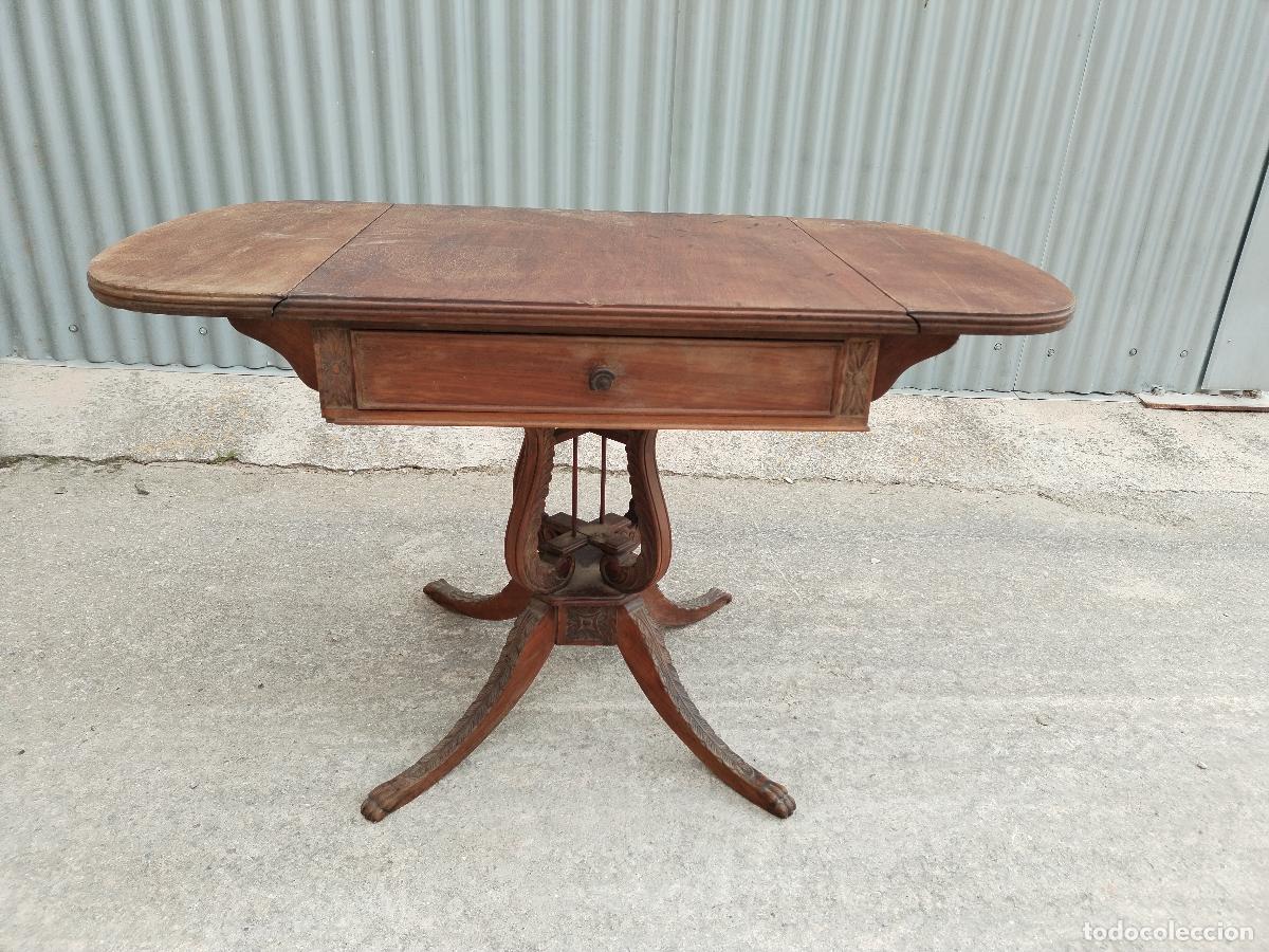 Antig&uuml;edades: mesa de alas - Foto 2