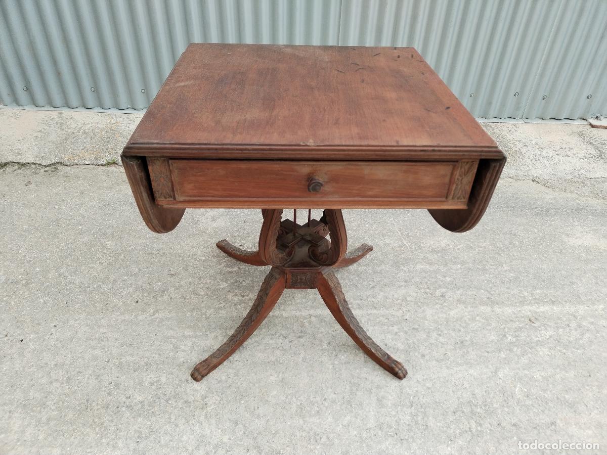 Antig&uuml;edades: mesa de alas - Foto 3