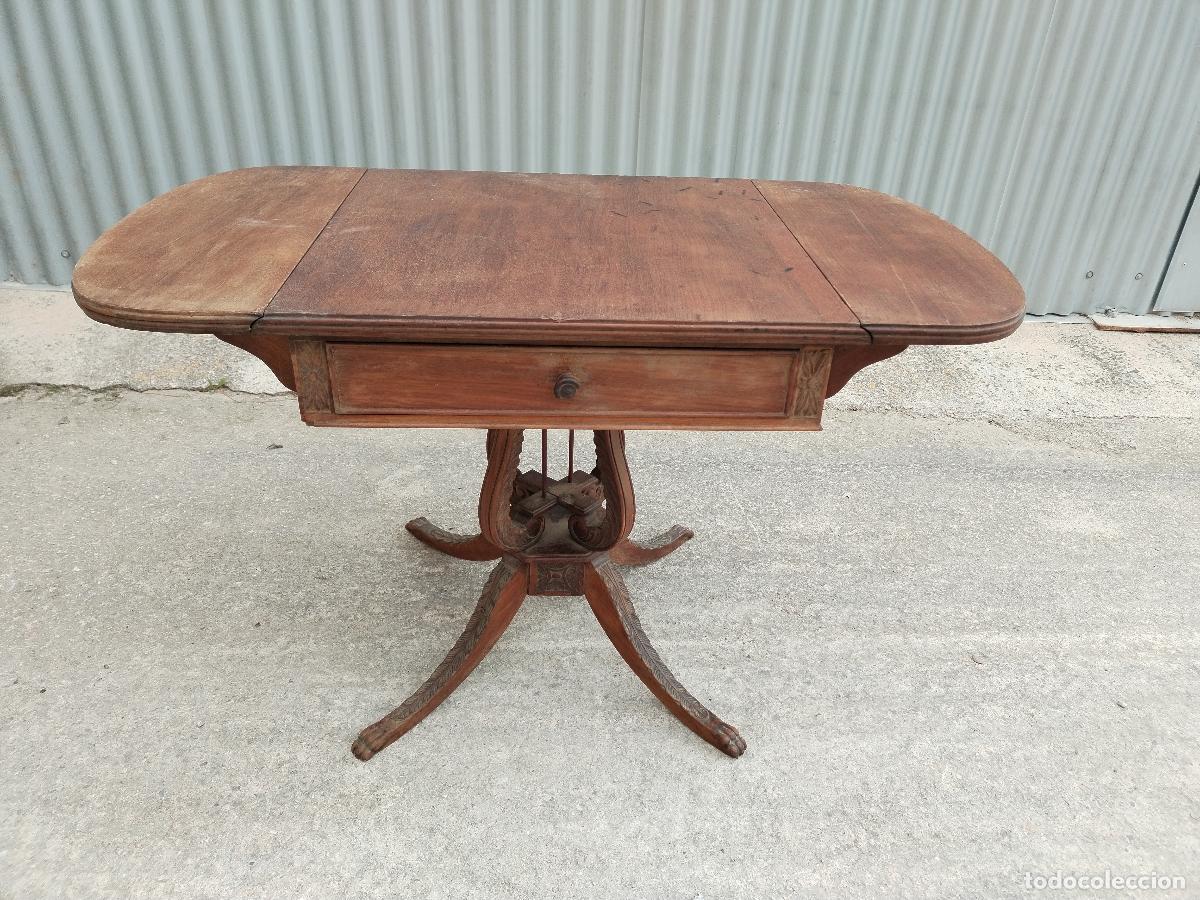 Antig&uuml;edades: mesa de alas - Foto 6