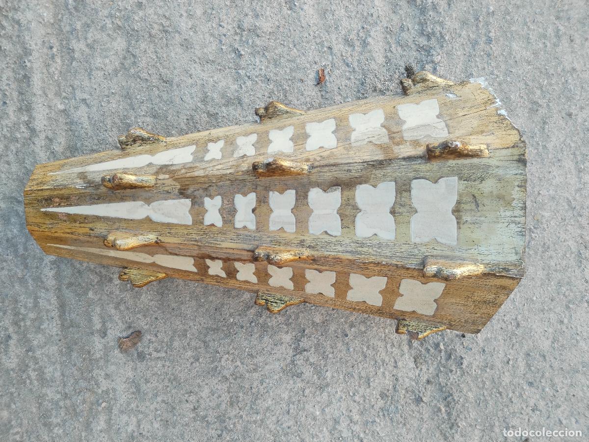 Antig&uuml;edades: antigua mensula de madera - Foto 5