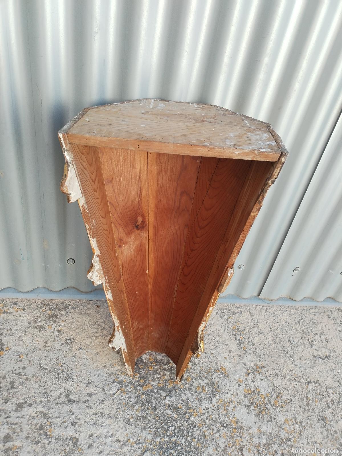 Antig&uuml;edades: antigua mensula de madera - Foto 6